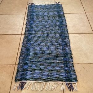 Cotton hand woven rug (runner)